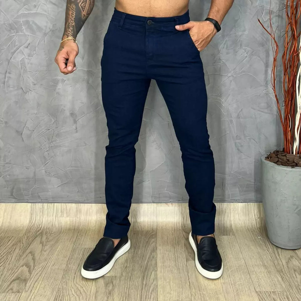 Kit 3 Calças Sarja Masculinas Esporte Fino 02