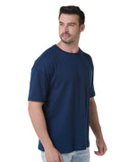 Kit 5 Camisetas Oversized Masculinas - Areia + Marrom + Carmim + Azul Marinho + Preta
