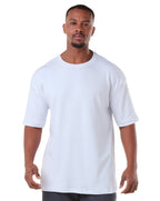 Kit 5 Camisetas Oversized Masculinas - Preto + Branco + Azul Marinho + Marrom + Carmim