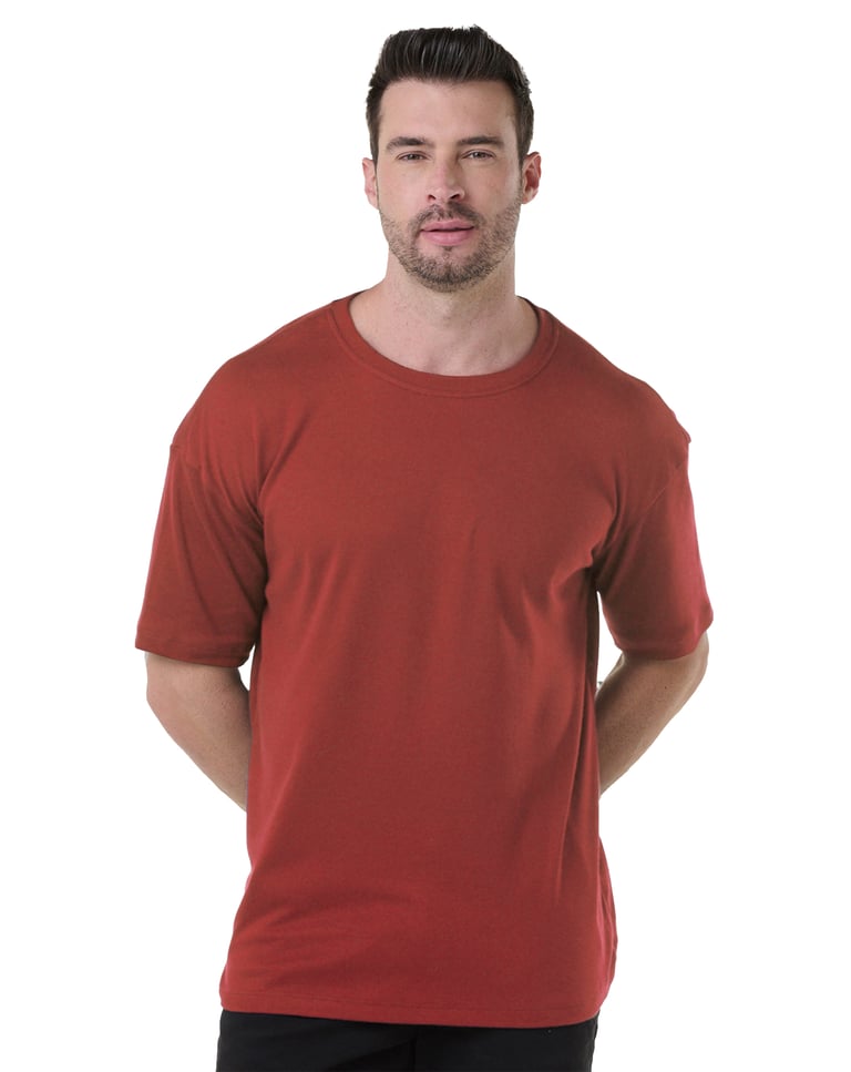 Camiseta Oversized Masculina - Carmim