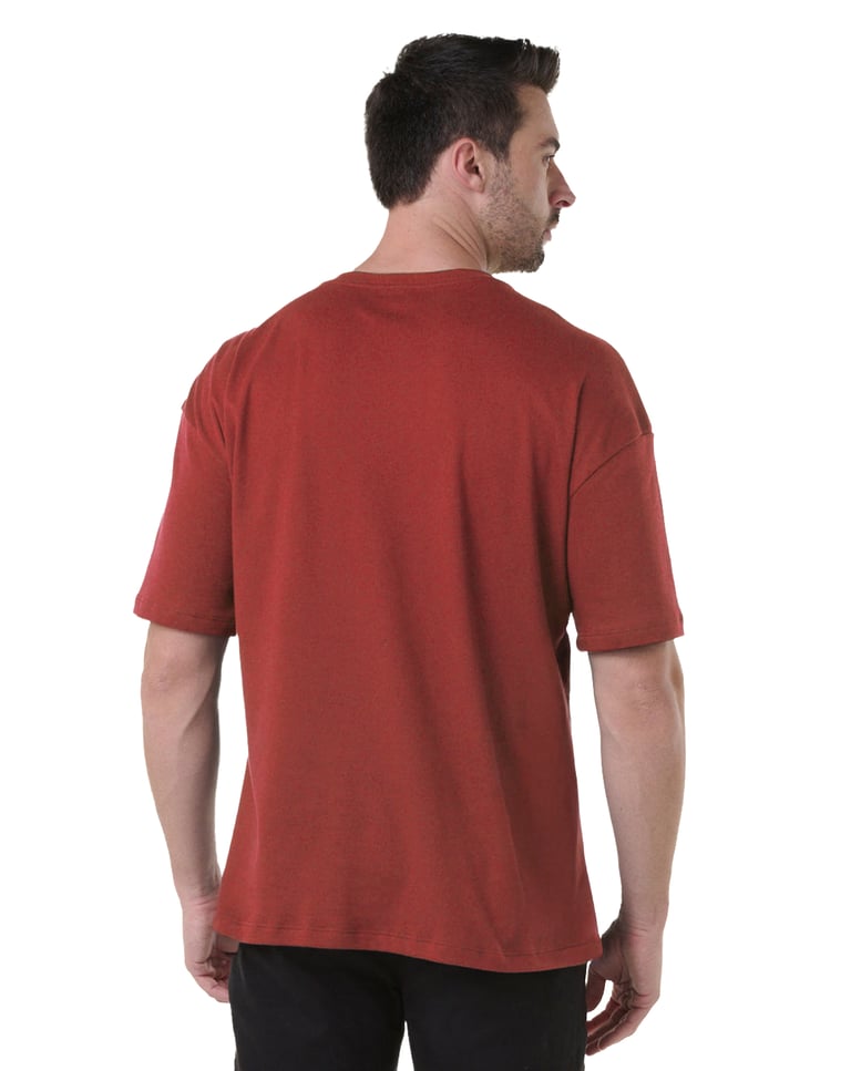 Camiseta Oversized Masculina - Carmim