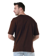 Camiseta Oversized Masculina - Marrom