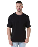 Kit 3 Camisetas Oversized Masculinas - Branco + Preto + Areia
