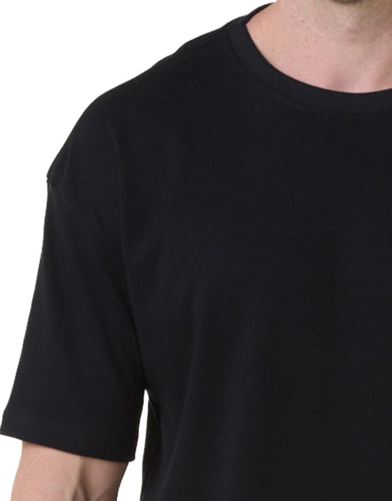 Camiseta Oversized Masculina - Preto