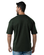 Camiseta Oversized Masculina - Verde Militar