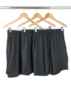 Kit 3 Bermudas Dry Fit - Preto