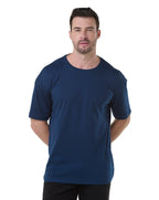 Kit 3 Camisetas Oversized Masculinas - Areia + Azul Marinho + Branco
