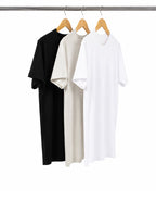 Kit 3 Camisetas Tech Modal Masculinas - Branco + Preto + Off White