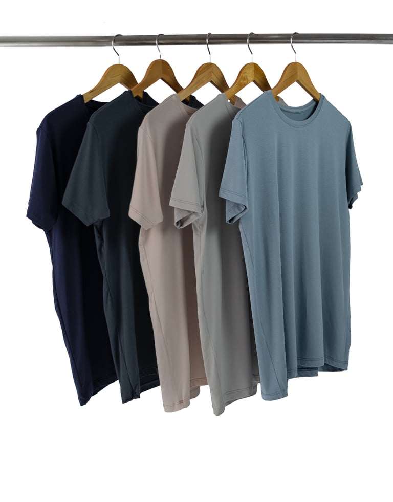 Kit 5 Camisetas Tech Modal Masculinas 03